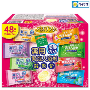 バスリフレ 薬用発泡入浴剤 48錠入